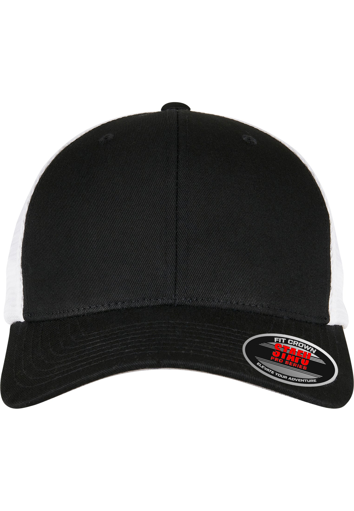 One Ten Mesh 2-Tone Cap - Black/White-Trucker