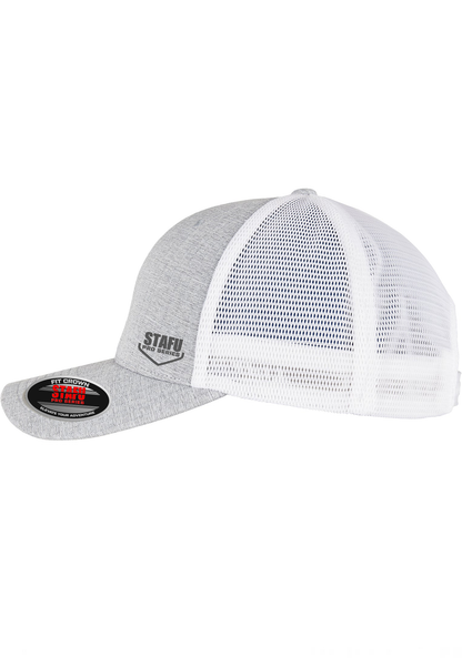 One Ten Mesh 2-Tone Cap -Silver/White-Trucker