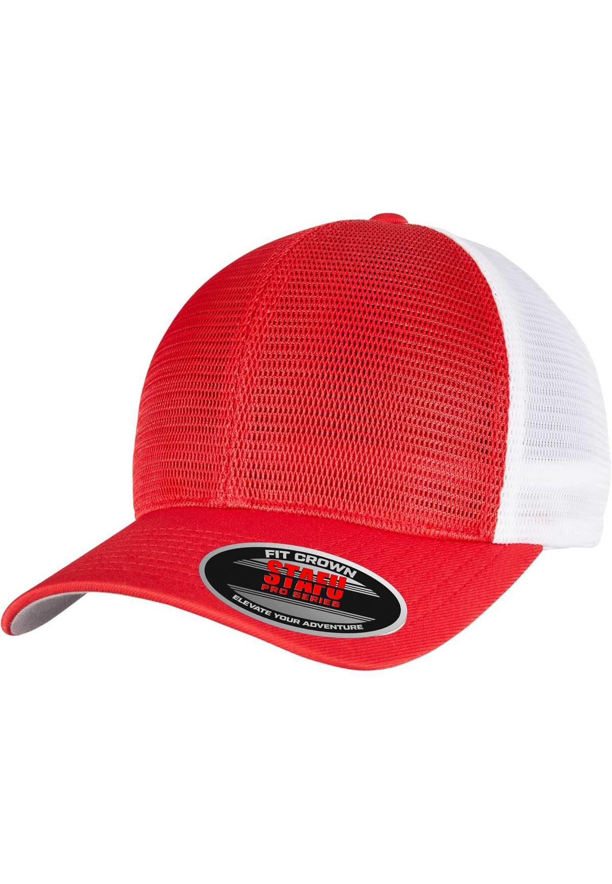 Flexfit 360 Omnimesh- 2-Tone Red/White