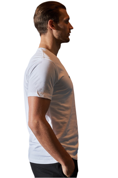 Planer Kısa Kollu Basic T-Shirt -Beyaz