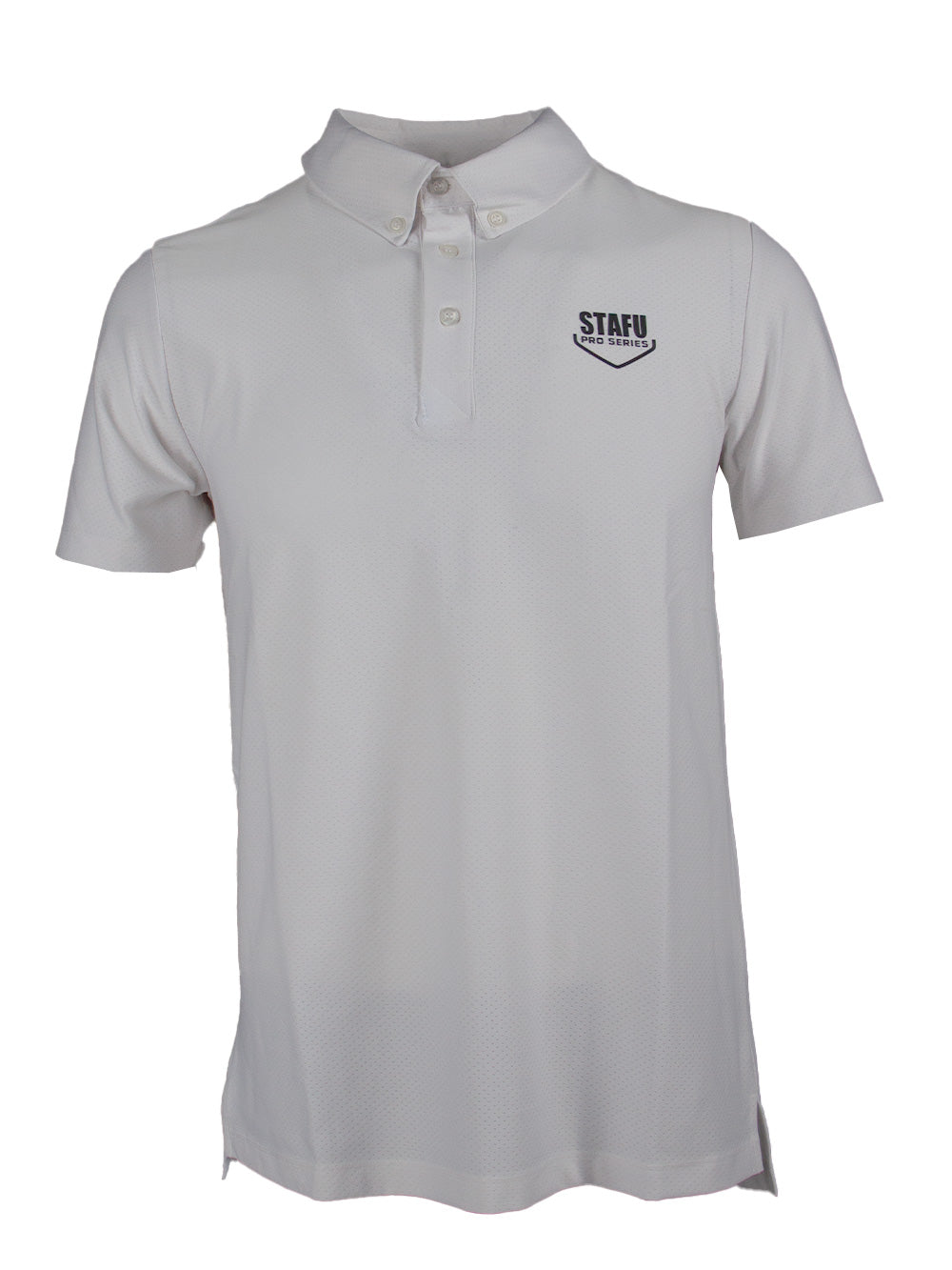 League UV Korumalı Performans Polo Yaka T-shirt - White