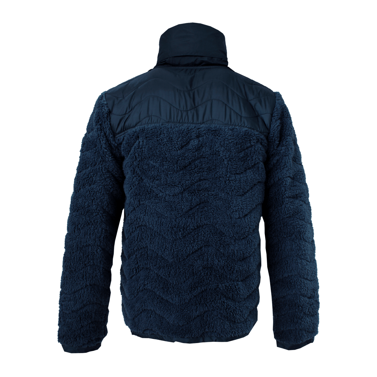 Inuk Men's Sherpa Fleece Blue Jacket