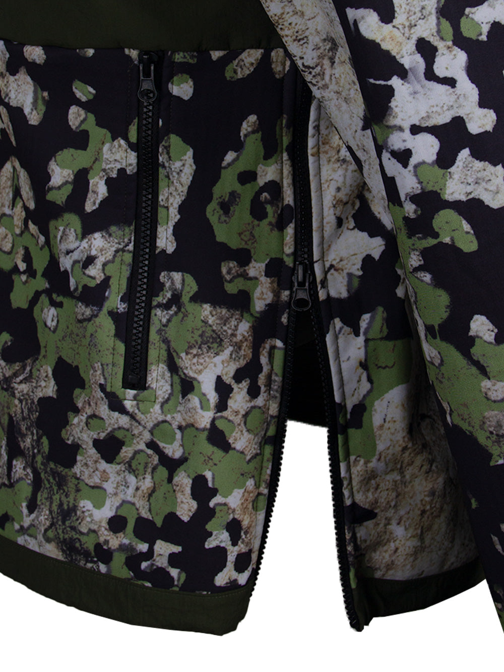 Peak SoftShell Anorak - Birch Camo Gri