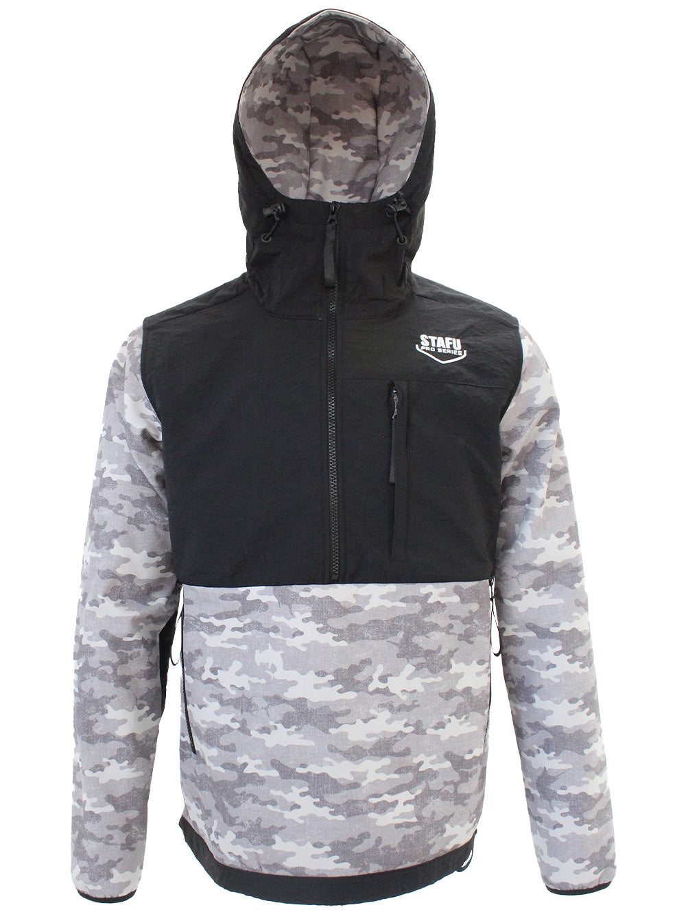 Peak SoftShell Anorak - Camo Grey