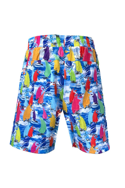 Salty Dog v2 Men's Fast Drying Sail Patterned Swimshort