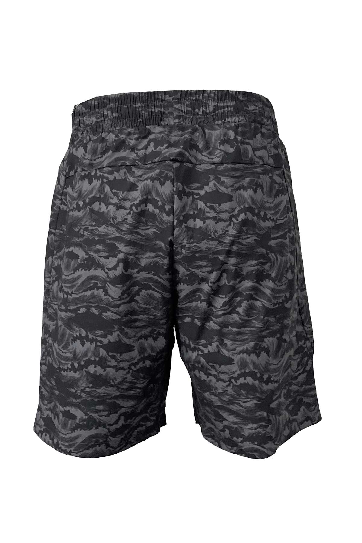 Salty Dog v2 Men's Fast Drying Signature Patterned Black Swimshort