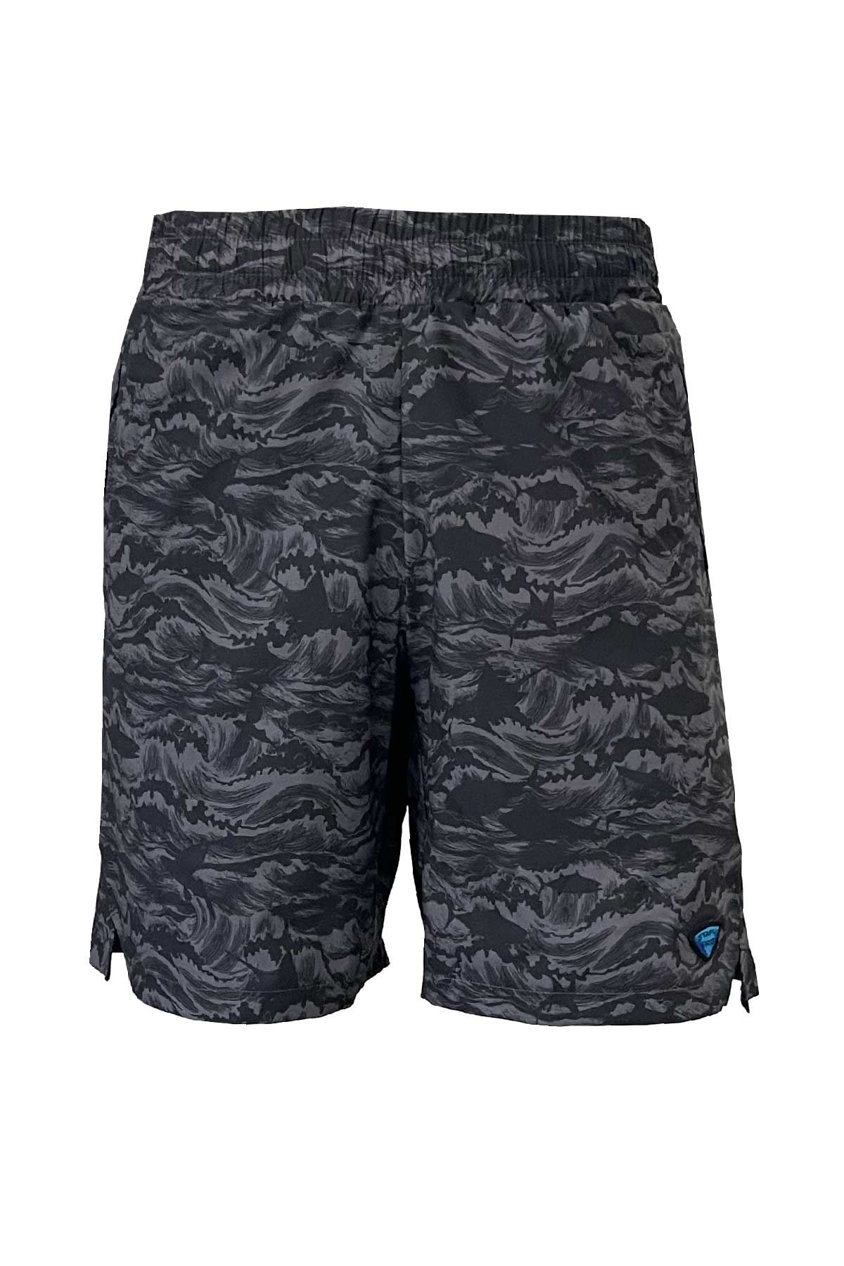 Salty Dog v2 Men's Fast Drying Signature Patterned Black Swimshort