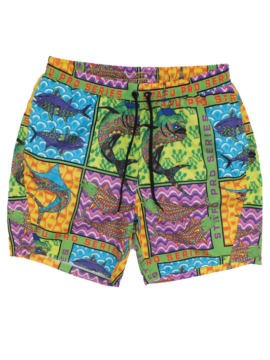 Salty Dog Quick Dry Swim Shorts - Fish Eye