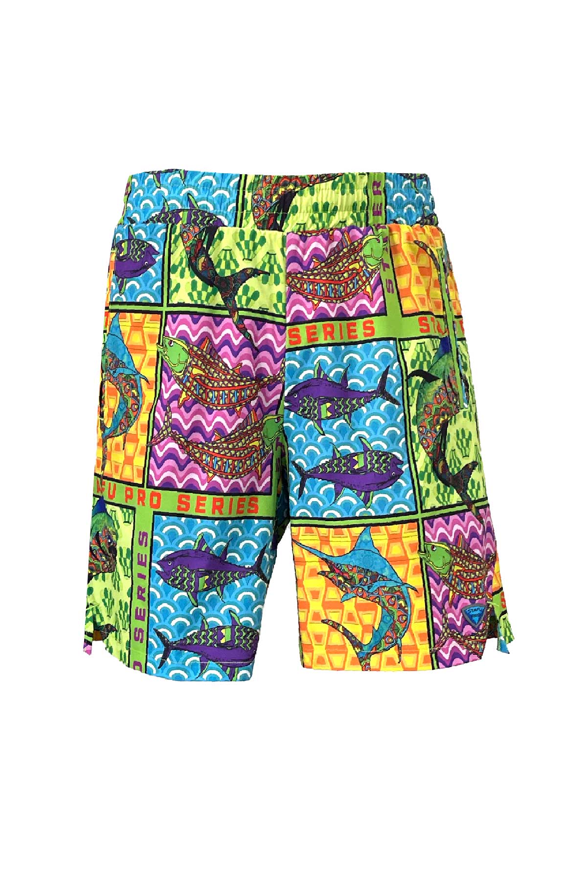 Salty Dog v2 Men's Fast Drying Fish Eye Patterned Swimshort