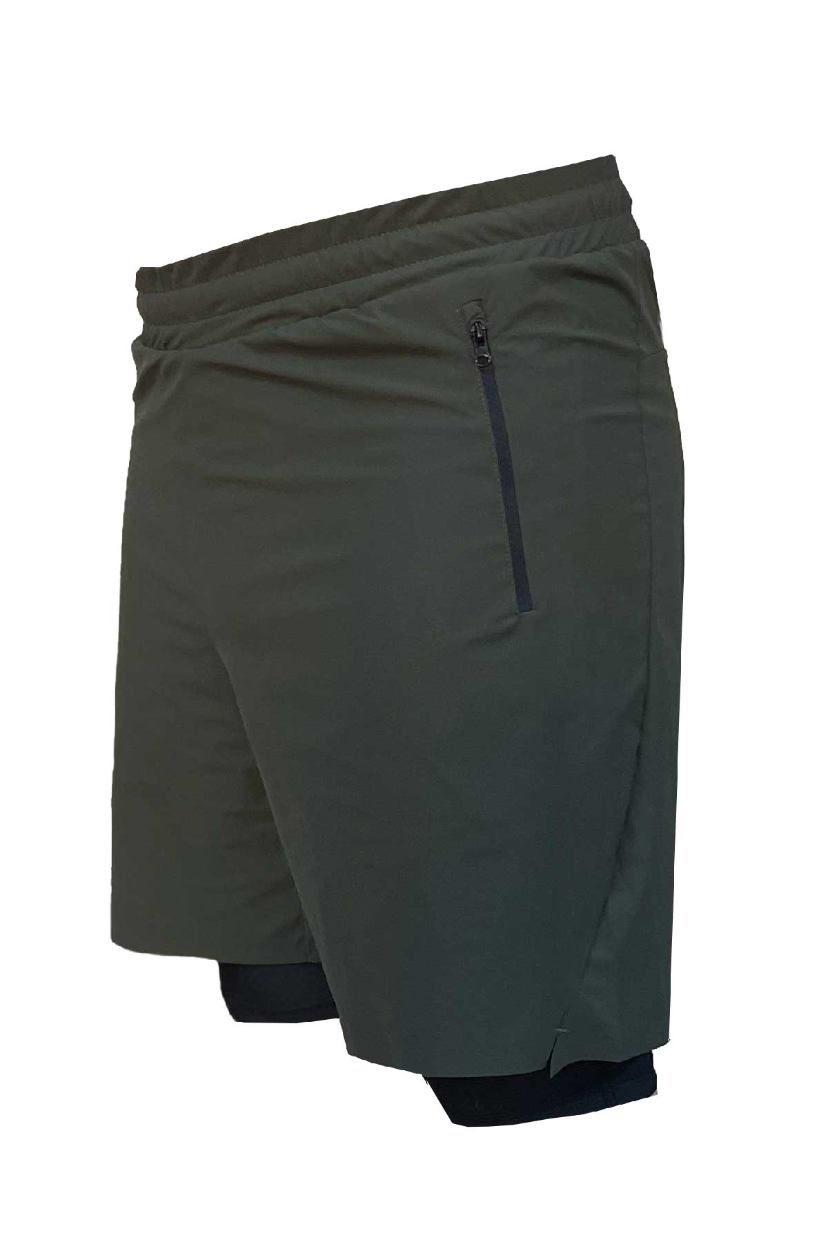 Spartan Men's Leggings Fast Drying Military Green Short